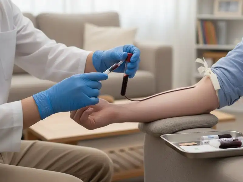 Blood test at home in Patna